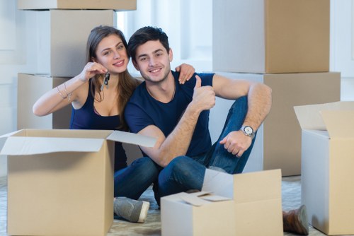 Removal van support for a home move in Finsbury Park