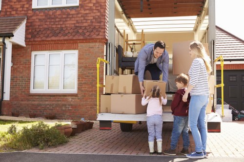 Moving team planning a residential relocation in Finsbury Park