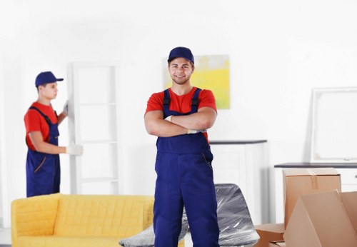 Professional movers completing a safe and organised delivery