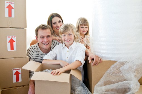 Packing and furniture handling for a home move in North London