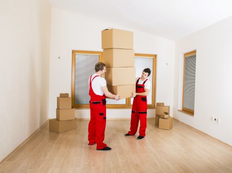 Unpacking boxes in a Finsbury Park flat after a local move